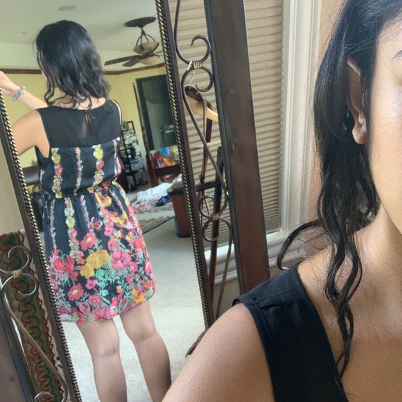 Floral black dress - Picture 3 of 5